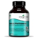 End2End Nutrition Multivitamin Tablets for Men and Women with Probiotics Supplement for immunity with 33 Ingredients (60 Tablets)