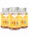 Kids Multi-Vitamin (Sugar-Free) Gummies with Calcium, Vitamin D3, A, B6, B12, C, E, Folic Acid, Biotin DHA & Zinc, for growth & development Supports Immunity, Energy, and Bone Health 30 Orange-Flavored For Ages 3+ and Up (3, 90 Gummies)