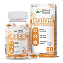 Healing Pharma - Healcee Vitamin C Gummies with Zinc & Amla Extract for Adults | Boosts Immunity, Improves Skin Glow & Antioxidant Support | Gluten-Free & No Added Sugar | 60 Gummies (Orange Masala Flavoured)
