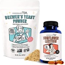 Legendairy Milk Sunflower Lecithin + Brewer's Yeast Powder - Lactation Supplement to Increase Breast Milk Supply and Support Clogged Milk Ducts