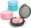 Kleine pil Box, (4 Pack) Travel Pill Case Portable Daily Pill Organizer Mini Medicine Opslag Container voor Pocket Purse Cod Lever olie opslag doos oordop