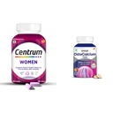 Centrum Women -Multivitamin Tablet for Women|With 23 Vital Nutrients including Zinc,Magnesium,Vitamin B,C,D, Calcium for Energy, Immunity,Radiance,Strong Bones and Overall Health|Veg - 50 tablets