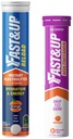 Fast&Up Vitalize - Immunity Essential Multivitamin (20 Effervescent Tablets - Orange Flavor) & Reload electrolyte energy and hydration - sports drink - Pack of 20 effervescent tablets -Orange flavour