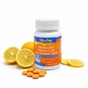 Sugar Free Vitamin C & Zinc Chewable Tablets Orange Flavour | 60 Tablets | Immunity Support Supplement | Ascorbic Acid Antioxidant Formula | Suitable for Diabetics | Supports Skin, Hair & Nails
