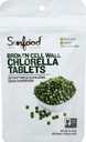 Sunfood Superfoods Chlorella Tablets - Chlorofyl, Chlorella Supplement, Chlorofyl Pillen, Broken Cell Wall Algen Capsules, Non GMO, Vegan - 2 oz Bag