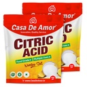 Casa De Amor Pure Citric Acid, Nimbu Sat, 2 Packs of 400 gm