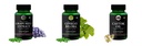 Grape-seed-extract-60-vegetarian-capsules, Ginkgo-biloba-vegetarian-capsules, Castor-oil-vegetarian-capsules Combo | Convenient Nutrition & Wellness Routine | Multi-Product