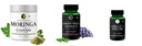 Moringa-oleifera-powder, Grape-seed-extract-60-vegetarian-capsules, Fish-oil-capsules Combo | Convenient Nutrition & Wellness Routine | Multi-Product Pack