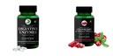 Digestive-enzymes-60-vegetarian-capsules, Cranberry-d-mannose-hibiscus-capsules Combo | Convenient Nutrition & Wellness Routine | Multi-Product Pack