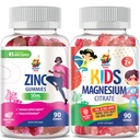 SUNNY SAM Zink Gummies voor volwassenen & Magnesium Gummies voor kinderen & volwassenen - 100mg - Kalm Magnesium Kauwen