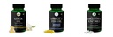 Garlic-oil-vegetarian-capsules, Fish-oil-double-strength, Digestive-enzymes-60-vegetarian-capsules Combo | Convenient Nutrition & Wellness Routine | Multi-Product Pack