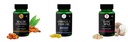 Haldi-oil-vegetarian-capsules, Fish-oil-double-strength, Ease-spaz-vegetarian-capsules Combo | Convenient Nutrition & Wellness Routine | Multi-Product Pack