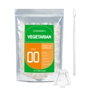 wananfu Maat 00 Lege capsules Vegetarisch (500 Tel) Bundel met Micro Lab Lepel, Wis Vulbare Veggie Pill Capsules 00 voor het maken van uw eigen supplementen