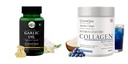 Garlic Oil Marine Collagen Peptides Powder Blueberry Wellness Daily Vitality |60 CAPSULES