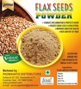 Pmw - Grade A - Flax Seed Powder - OMEGA 3 Fatty Acids - 100 Grams