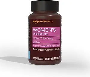 Elementen Vrouwen Probiotica 50 miljard CFU per portie, vegetarisch, Ondersteunt Urinaire Track en Vaginale Gezondheid, 60 capsules