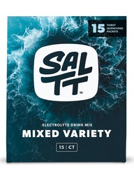 SALTT Electrolytes Powder Packets, All Things Mixed Variety Pack (15 Packets) - Magnesium, Kalium, Natrium, Trace Minerals - Vegan & Glutenvrij - Reizen Essentials - Made in USA