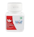 Well Iron & Folic Acid Supplement with Vitamin B12, 60 Tablets (Pack of 1)