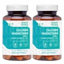 Calcium Magnesium Zinc Supplements Vitamin B12 & D3 for Men and Women, Ideal for Bone Health, Joint Support Supplement & Sports Recovery - 60 Vegetarian Tablets (Pack of 2)