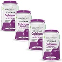 HealthyHey Nutrition Vegan Calcium with Magnesium, Vitamin D3 & Vitamin K2- Mk7 - BoneMax - Bone Health Complex - 120 Vegetable Capsules - Pack of 4