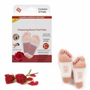 REPLEX Foot patch (Pack of 1) Herbal And Gentle Ingredient Detox Foot Pads (10 pieces), Natural Ingredients for Sleep Aid, Pain Relief, Toxin Removal with Bamboo Vinegar and Acupoint Micro-Massage Technology