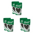 Nurito Dried Fruits Nuts And Seeds (Sabja/Basil Seeds, 400g (2x200g)) (Pack of 3)