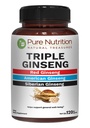 Pure Nutrition Triple Ginseng 650mg  Niet genetisch gemodificeerde organismen