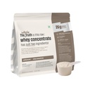 The Whole Truth Whey Protein Concentrate | Unflavoured | 500g (1.1 lbs) | 26g Protein | 6.4g BCAA | Clean & Easy to Digest