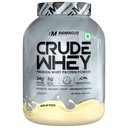 Bigmuscles Nutrition Crude Whey (Malai Kulfi) 2kg | US FDA REGD. BRAND | 24g Protein, 5.5g BCAA, 4 g Glutamine