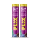 PLIX - THE PLANT FIX Glutathione Effervescent Tablets for Clear, Glowing & Youthful Skin | 500mg Glutathione, Vit E & Hyaluronic Acid | No Maltodextrin, No Sugar | Pack of 2 (30 tabs) | Grape
