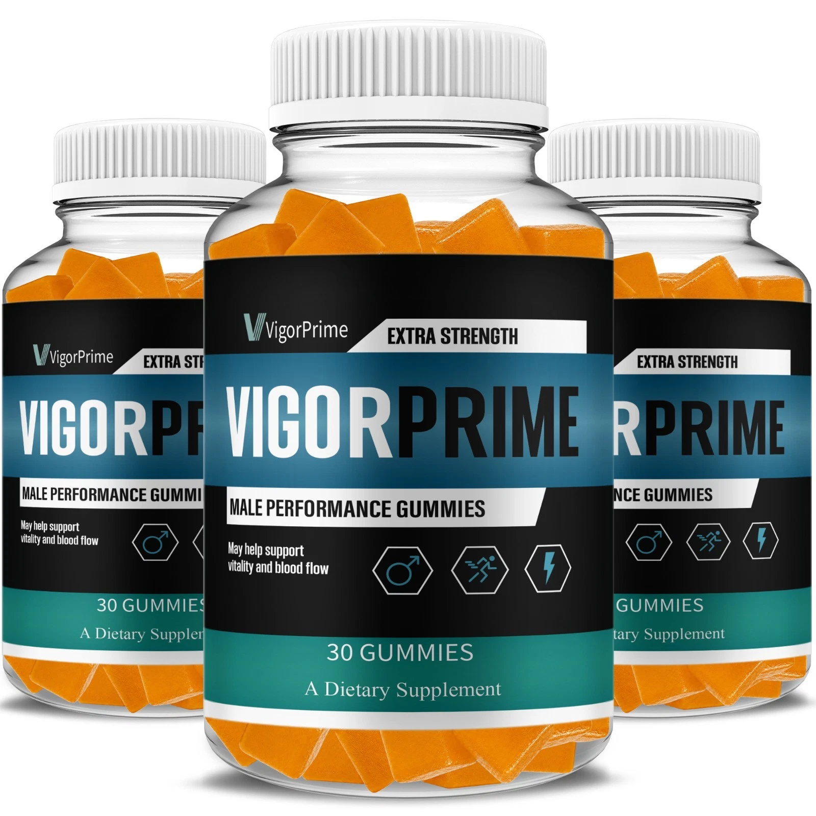 (3 Pack) Vigor Prime Gummies VigorPrime Performance Supplement (3 Month Supply)