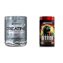 Bigmuscles Nutrition Creatine [257g, 83 Servings] | Unflavoured | Micronized Creatine Monohydrate | Bigmuscles Nutrition Karnage Nitrox (90 Capsules)