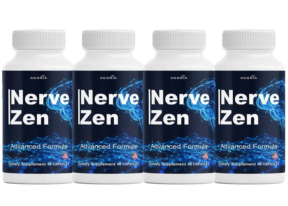 ( 4 Pack ) NerveZen Capsules, Nerve Zen Advanced Supplement for Healthy Nerves
