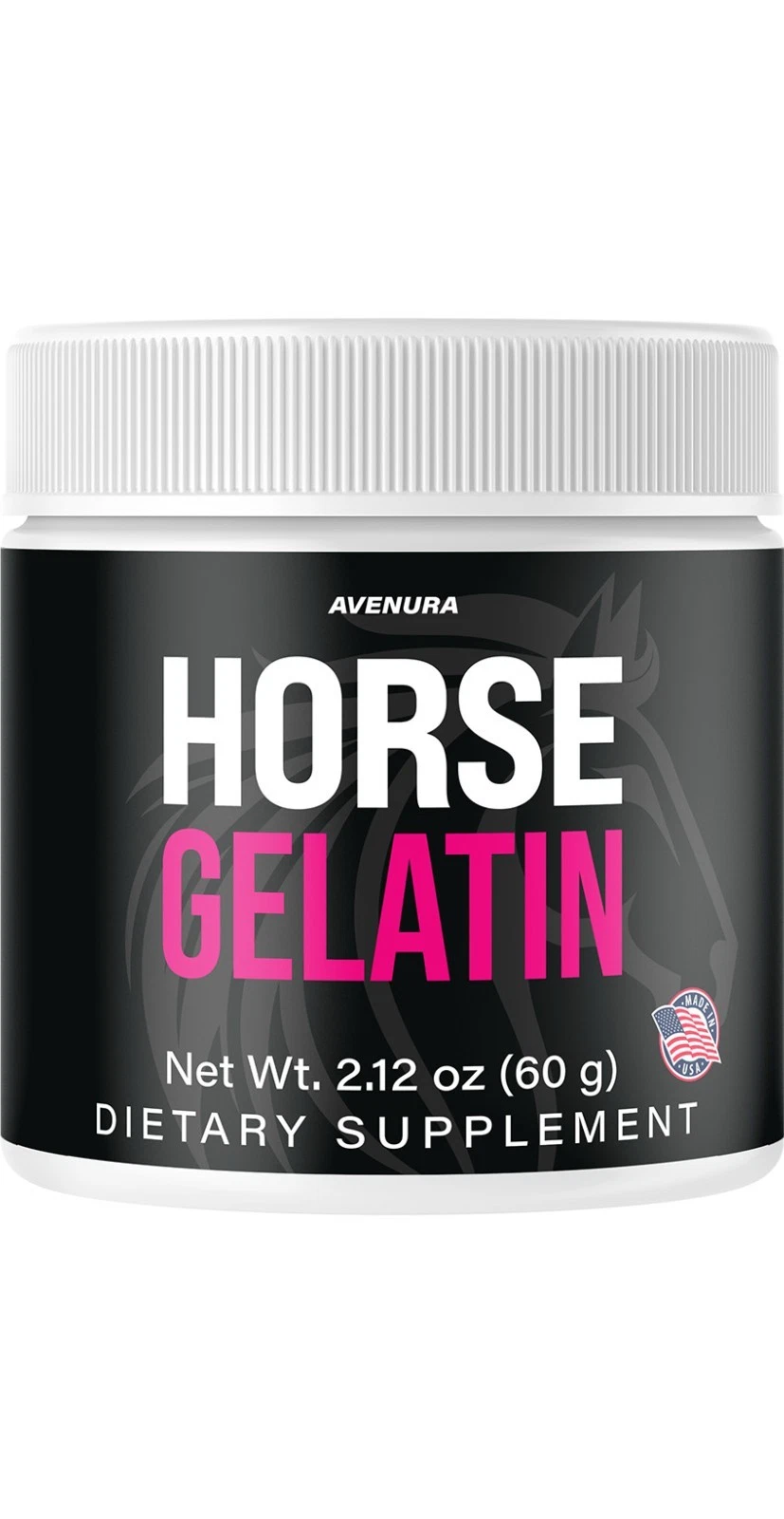(1 Pack) Horse Gelatin Powder Supplement Advanced Formula for Active Lifestyle
