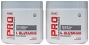 GNC Pro Performance L-Glutamine 5000 mg - 50 Servings - 0.55lbs, 250 gm (Unflavored) (Pack of 2)