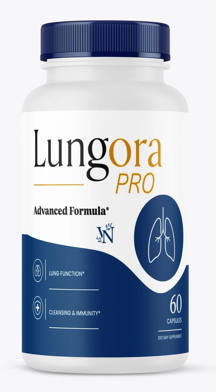 LungOra, Lung Ora Dietary Supplement 60 Capsules Daily Lung Support 1 Pack