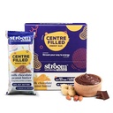 STROOM Asia's First Centre Filled Energy Bars | 6g Protein (8 Bars, 36 Grams Each) | Milk Chocolate Peanut Butter Bar | Nutrition Bars | Healthy Snack Diet I Honey Sweetened l Source of Fibre I No Artificial Preservatives l No Artificial Colors