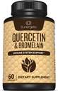 Sunergetic Premium Quercetin & Bromelain Supplement 