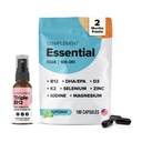 Complement Essential Vegan Multivitamine & Triple B12 Spray Bundle 