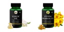 Garlic-oil-vegetarian-capsules, Evening-primrose-oil-vegetarian-capsules Combo | Convenient Nutrition & Wellness Routine | Multi-Product Pack