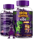 Iron Dinosaur Gummies for Kids with Vitamin C 