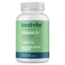 BESTVITE Vitamine D 2000 IE (240 capsules) - Geen stearates - Niet GGO - Glutenvrij