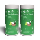 So Sweet Stevia Powder, Sugar-Free, 100% Natural Zero-Calorie Sweetener, Keto Friendly, Pack of 2 (1kg Each), Ideal for Cooking, Baking, and Sweetening Drinks