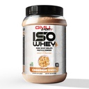 GMU SPORT - 100% Wei Protein Isolaat Poeder - 2 LB Wei Isolaat Proteïne Poeder met Collageen Peptiden, Digestieve Enzymen & BCAA's - Proteïne Poeder met 30 Servers - Kaneel Swirl
