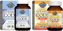 Tuin van het leven Mannen 50 & Wiser Raw Whole Food Multivitamine, Vitamine D3 5000 IE & Vitamine Code Raw Vitaminen Bundle