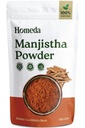 Manjistha Powder Organic for Skin, Face - Skin Whitening - Manjishtha Root Sticks Powder | Indian Madder Herbal Powder
