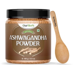 Pure & Natural Ashwagandha Powder 100g | Withania Somnifera Root Powder | Ayurvedic Herbal Product