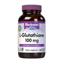 BlueBonnet L-Glutathione Supplement 100 mg Free-Form L-Glutathione for Liver Health & Antioxidant Support for Women & Men - Non-GMO, Vegan, Gluten-Free, Kosher, Soy-Free - 60 Vegetable Capsules