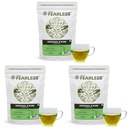Fearless Green Tea Original & Pure | 250g | Natural Loose Leaves | Non Bitter Assam Tea | Silver Tips | Exported Worldwide, Now In India | Single Estate Jokai | Makes 150+ cups (Pack of 3)