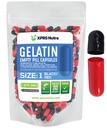 XPRS Nutra Formaat 1 Lege capsules - 100 Tellen Lege Gelatine Capsules - Pillen DIY Supplement Capsule vullen - Vulbare kleur Gel Caps Pillen voor Do It Yourself Supplements (Zwart/rood)